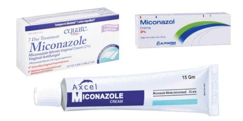 Thuốc trị viêm lưỡi bản đồ Miconazol được sử dụng khá phổ biến 