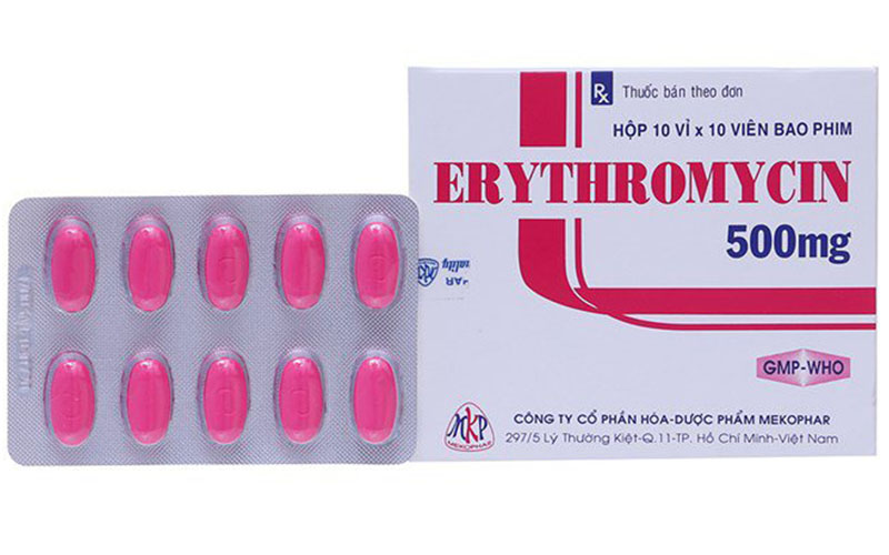 Viêm nướu chân răng uống thuốc gì - Không thể không nhắc tới Erythromycin