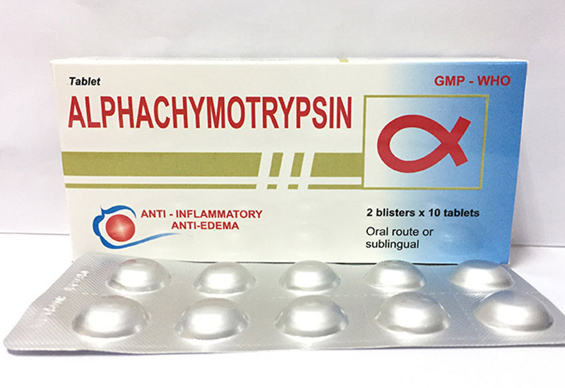 Alphachymotrypsin là một loại thuốc chống phù nề