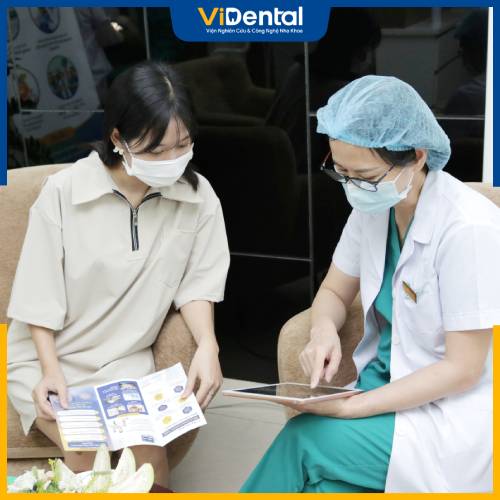 Trong quy trình thăm khám, điều trị tại ViDental, các bác sĩ sẽ là người trực tiếp tư vấn phương pháp cho người bệnh